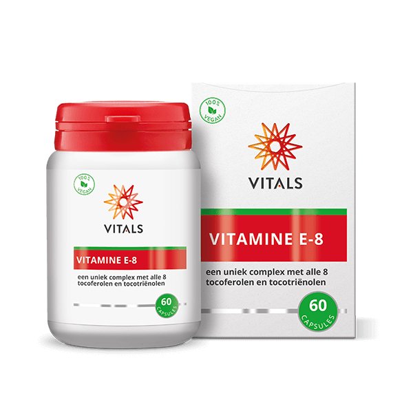 
                      
                        Vitamine E-8 60 capsules Supplement Vitals   
                      
                    