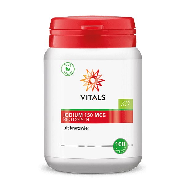 Jodium Biologisch 100 capsules Supplement Vitals   