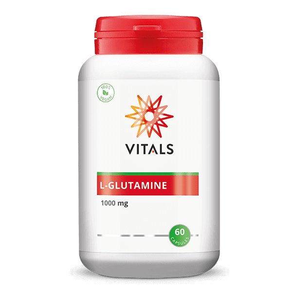 L-glutamine 1000 mg 60 capsules Supplement Vitals   