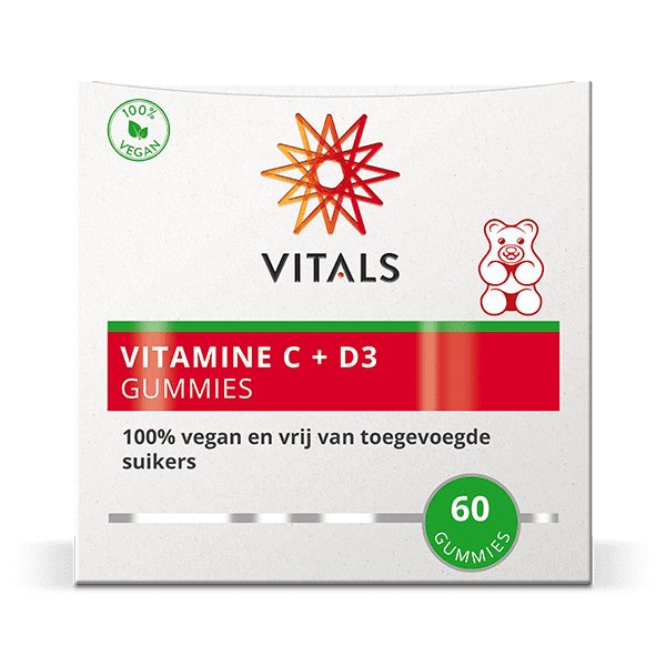 
                      
                        Vitamine C + D3 Gummies 60 gummies Supplement Vitals   
                      
                    