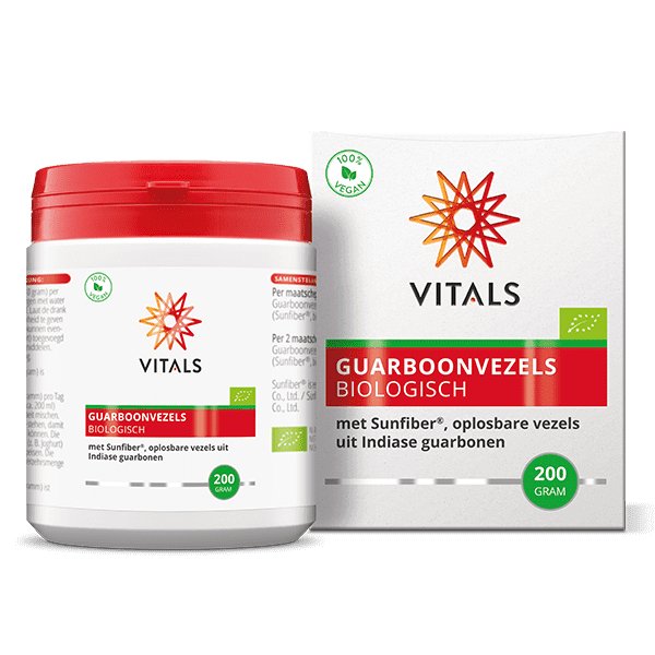 
                      
                        Guarboonvezels Biologisch 200 gram Supplement Vitals   
                      
                    