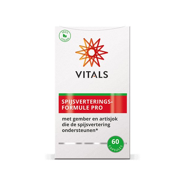 
                      
                        Spijsverteringsformule Pro 60 capsules Supplement Vitals   
                      
                    