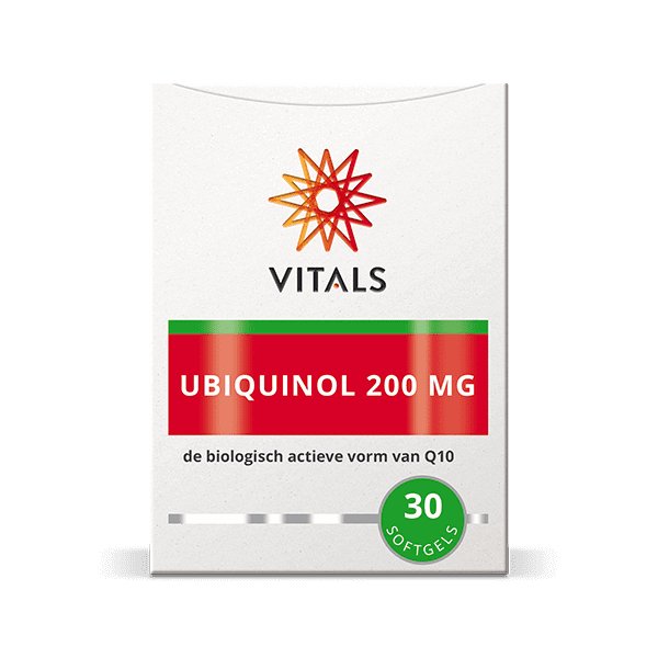 
                      
                        Ubiquinol 200 mg 30 softgels Supplement Vitals   
                      
                    