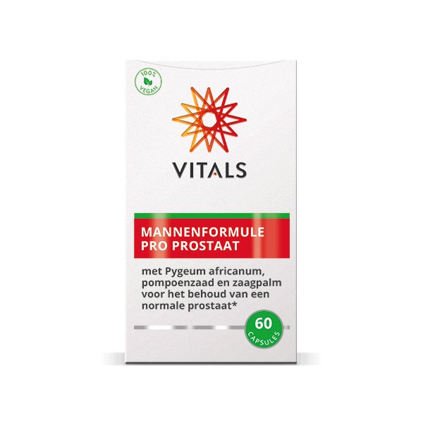 
                      
                        Mannenformule Pro Prostaat 60 capsules Supplement Vitals   
                      
                    