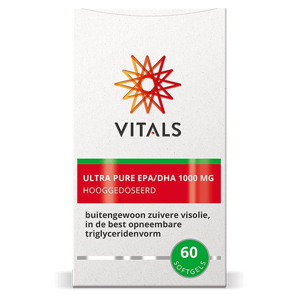 
                      
                        Ultra Pure EPA/DHA 1000 mg 60 softgels Supplement Vitals   
                      
                    