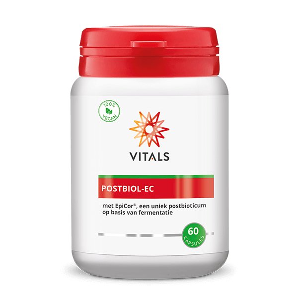 
                      
                        Postbiol-EC 60 capsules Supplement Vitals   
                      
                    