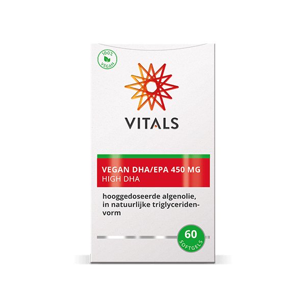 Vegan DHA/EPA 450 mg 60 vegan softgels Supplement Vitals   