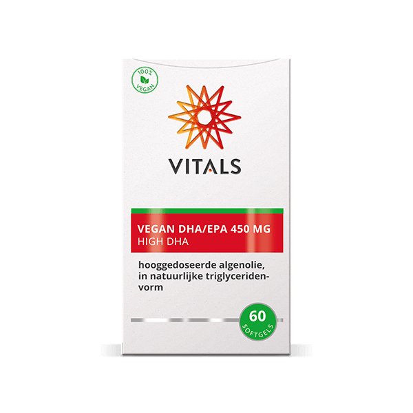 
                      
                        Vegan DHA/EPA 450 mg 60 vegan softgels Supplement Vitals   
                      
                    