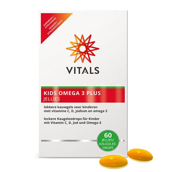 Kids Omega 3 Plus Jellies 60 jellies Supplement Vitals   