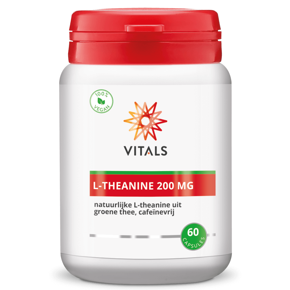 L-theanine 200 mg 60 capsules  Vitals   