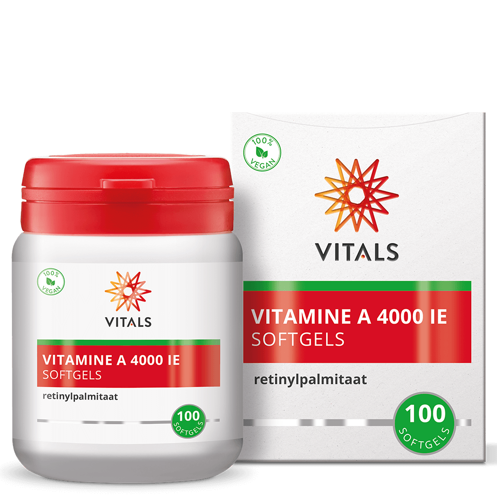 
                      
                        Vitamine A 4000 ie Softgels 100 softgels  Vitals   
                      
                    