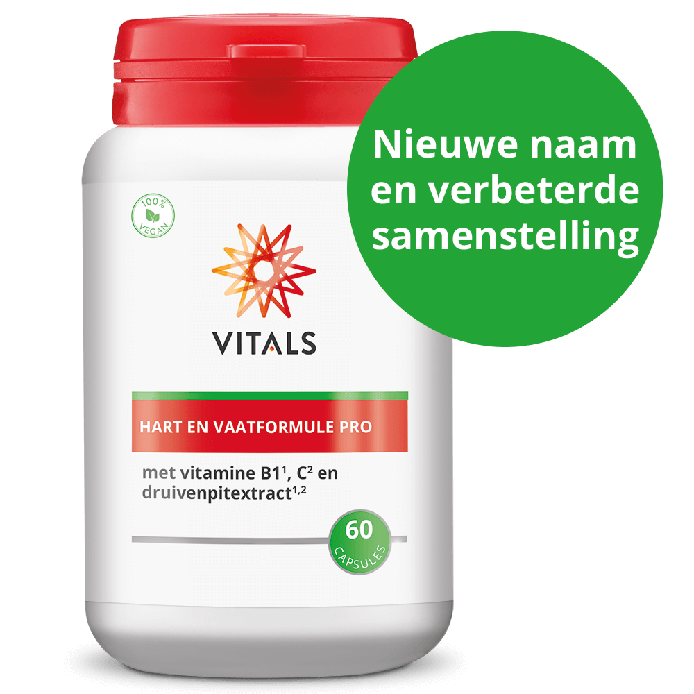 
                      
                        Hart en Vaat­formule Pro 60 capsules  Vitals   
                      
                    