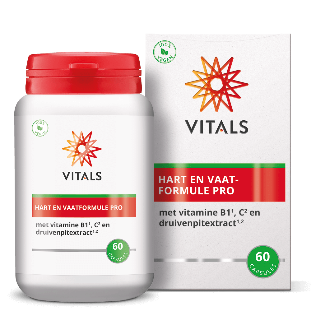 
                      
                        Hart en Vaat­formule Pro 60 capsules  Vitals   
                      
                    