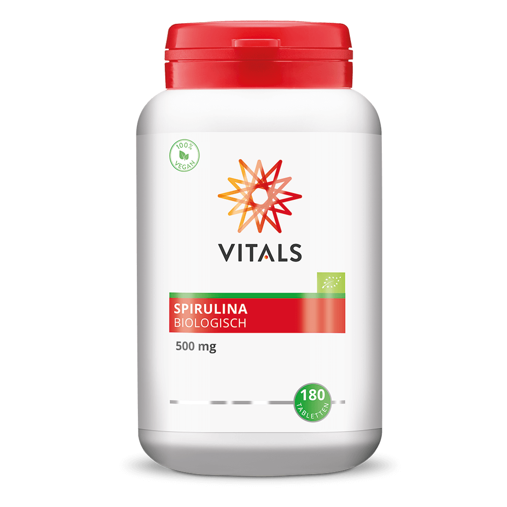 Spirulina Biologisch 180 tabletten Vitals Default Title