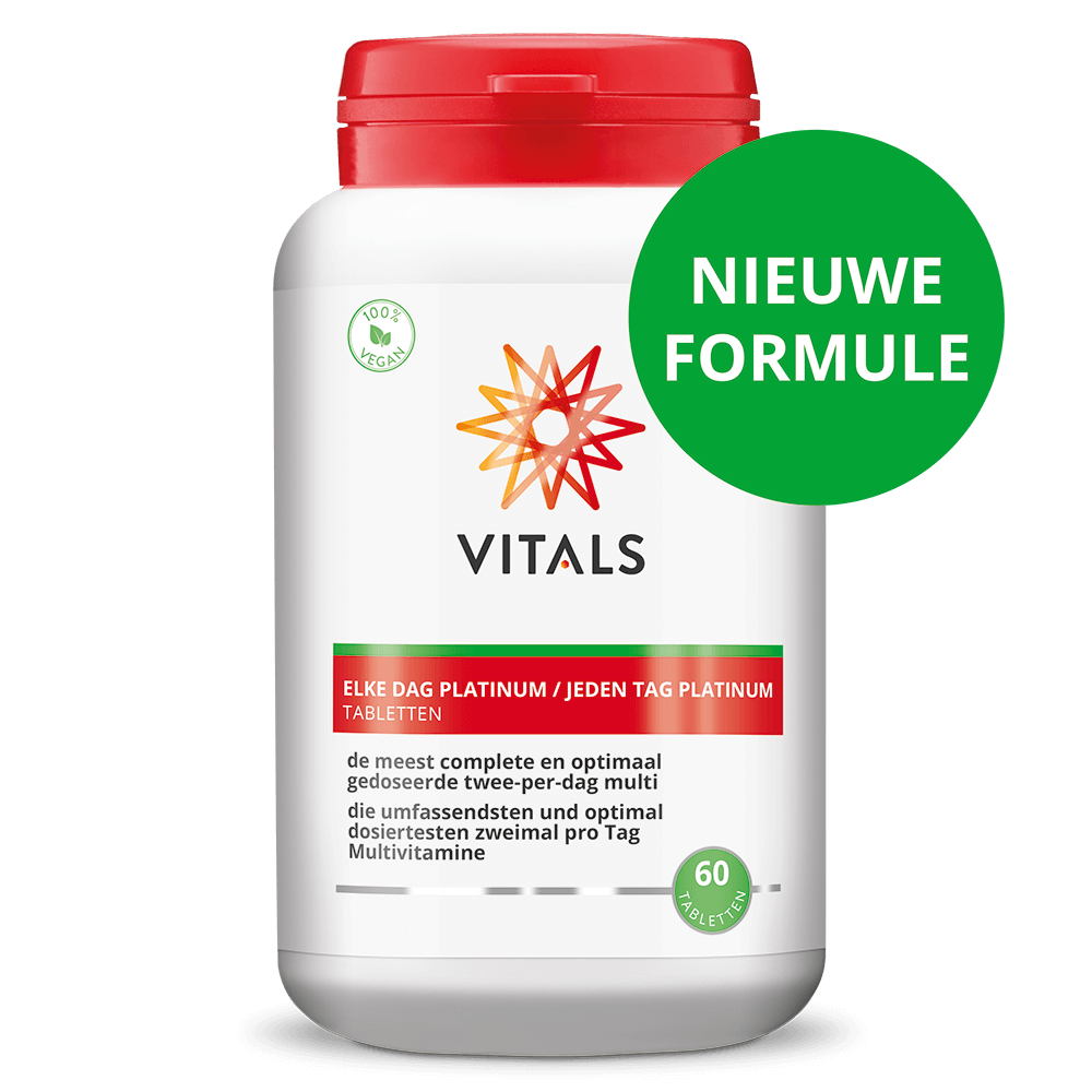 Elke Dag Platinum - vernieuwd! 60 tabletten Vitals Default Title