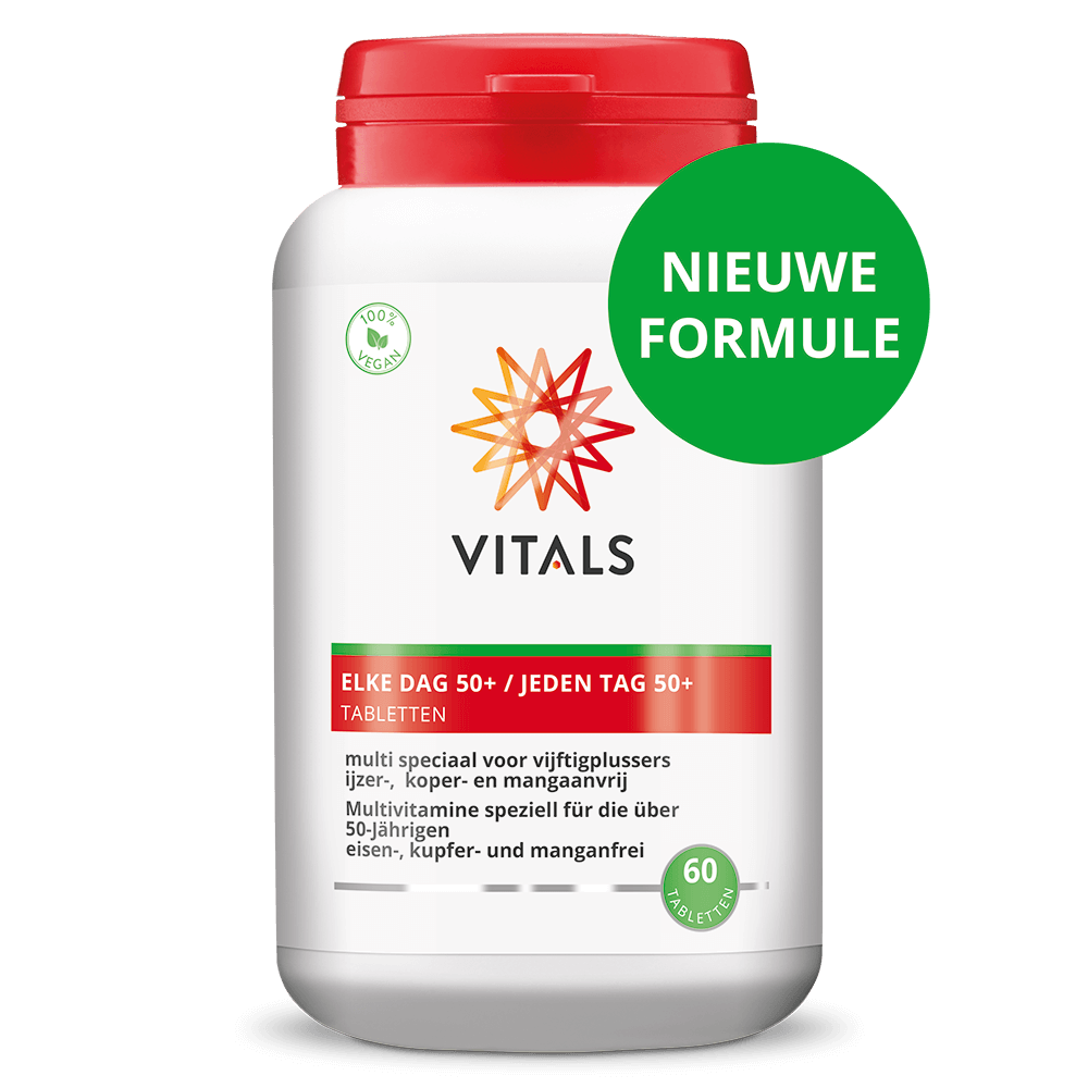 Elke Dag 50+ Tabletten - vernieuwd! 60 tabletten Vitals Default Title