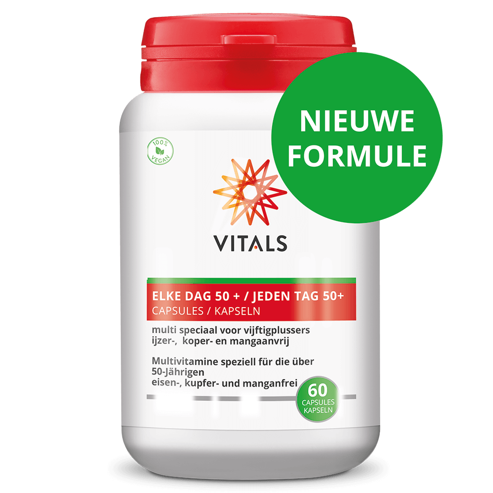 Elke Dag 50+ Capsules - vernieuwd! 60 capsules Vitals Default Title