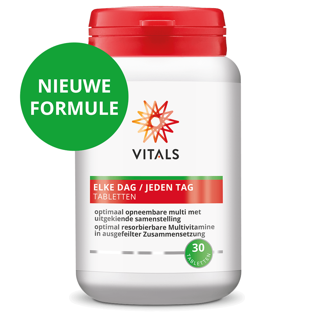 Elke Dag Tabletten - vernieuwd! 30 tabletten Vitals Default Title