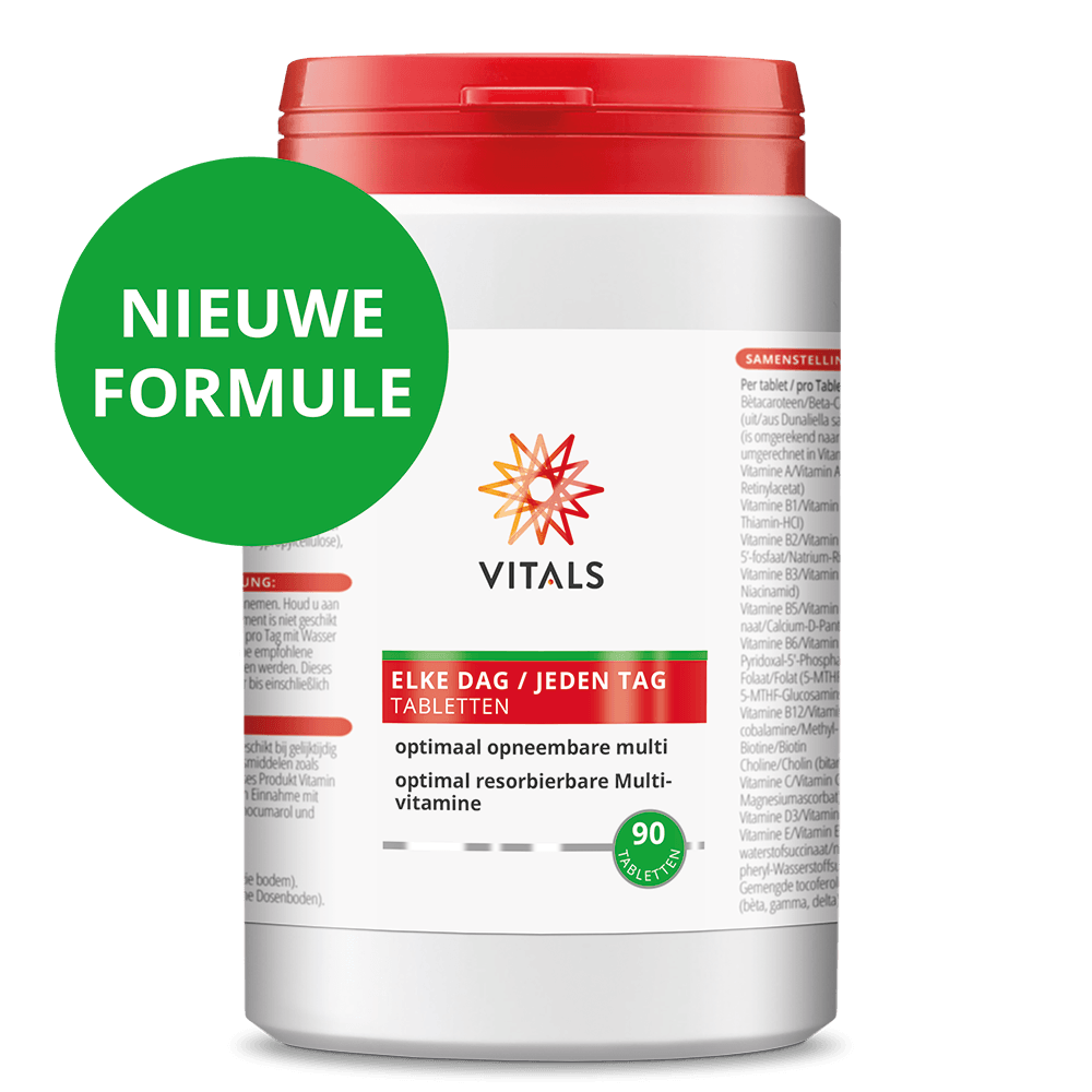 Elke Dag Tabletten - vernieuwd! 90 tabletten Vitals Default Title
