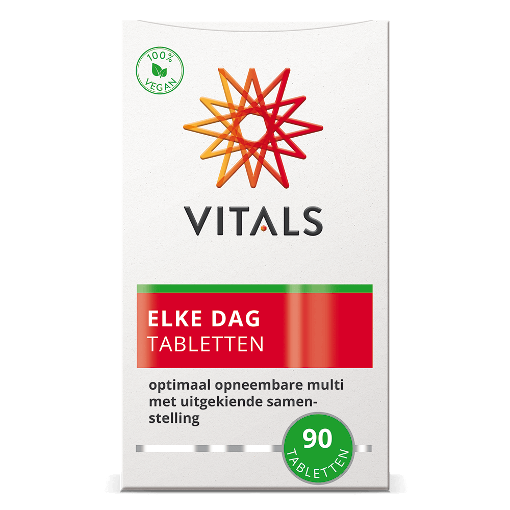 Elke Dag Tabletten - vernieuwd! 90 tabletten Vitals