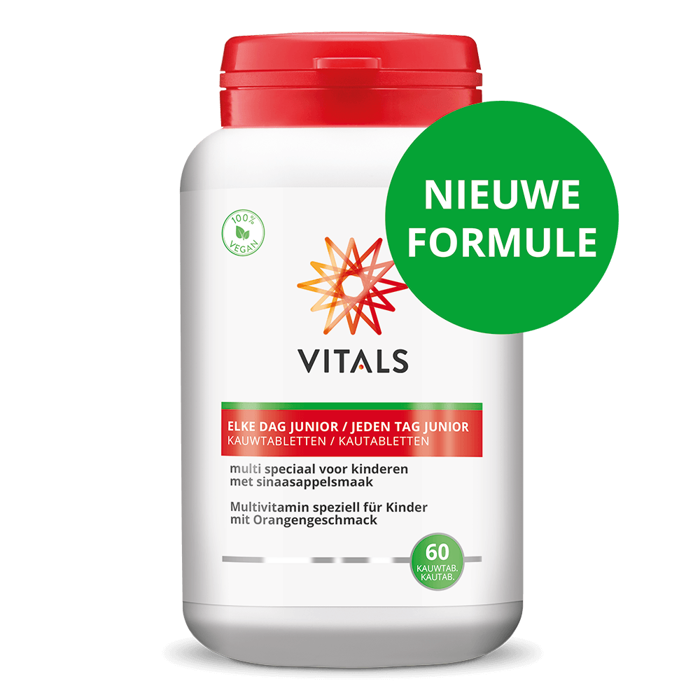 Elke Dag Junior - vernieuwd! 60 kauwtabletten Vitals Default Title