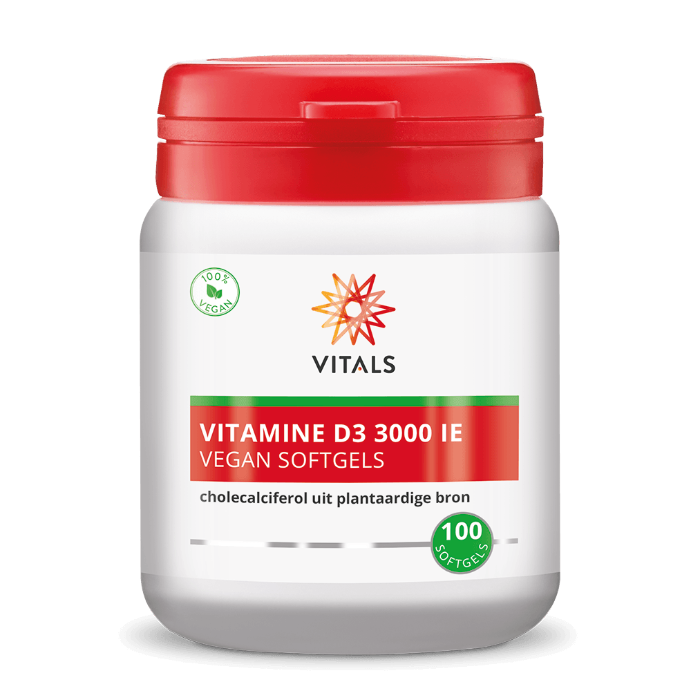 Vitamine D3 3000 ie Vegan Softgels 100 softgels Vitals Default Title