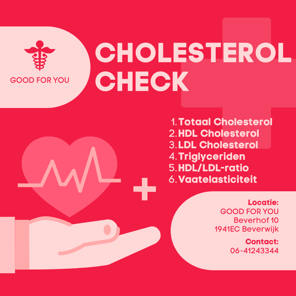 Cholesterol- en Vaatmeting GOOD FOR YOU BEVERWIJK