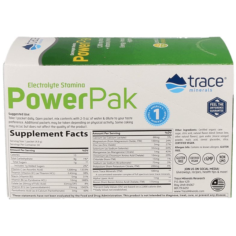 
                      
                        Power Pak Vitamin C Lemon vitamines Trace Minerals   
                      
                    