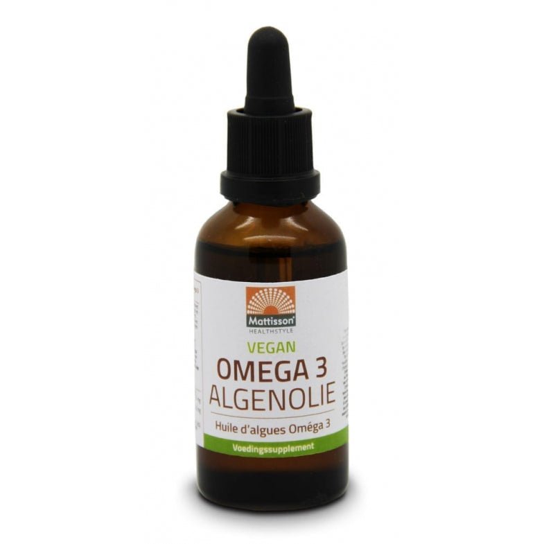 Vegan Omega-3 Algenolie - Druppelaar 30 ml Supplement Mattisson   