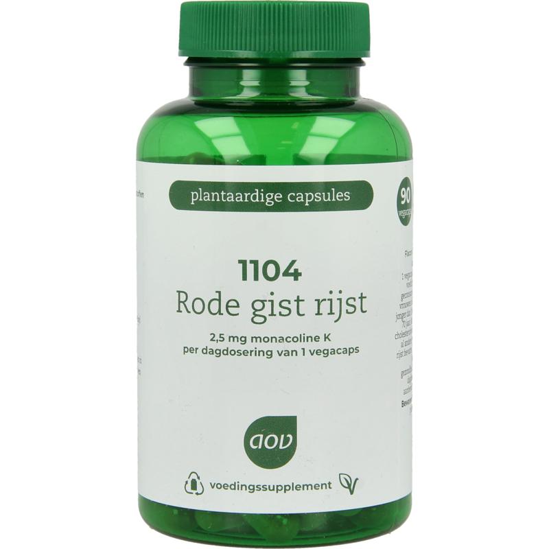 AOV 1104 Rode gist rijst (90st) Supplement AOV   