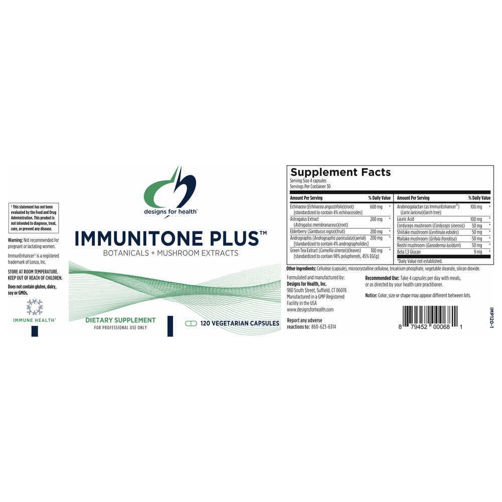 
                      
                        Immunitone Plus™ Supplement Designs For Health   
                      
                    