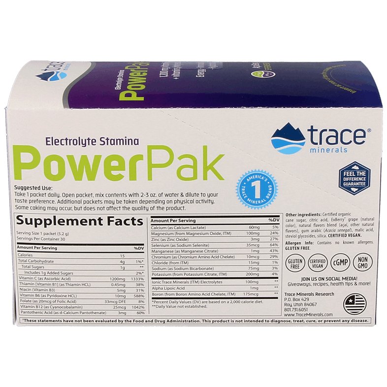 
                      
                        Power Pak Acai vitamines Trace Minerals   
                      
                    