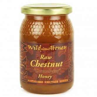 Rauwe Portugese Kastanje Honing Supplement Wild About Honey   
