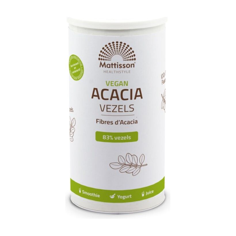 Acacia Vezels 83% vezels - 220 gram Supplement Mattisson   