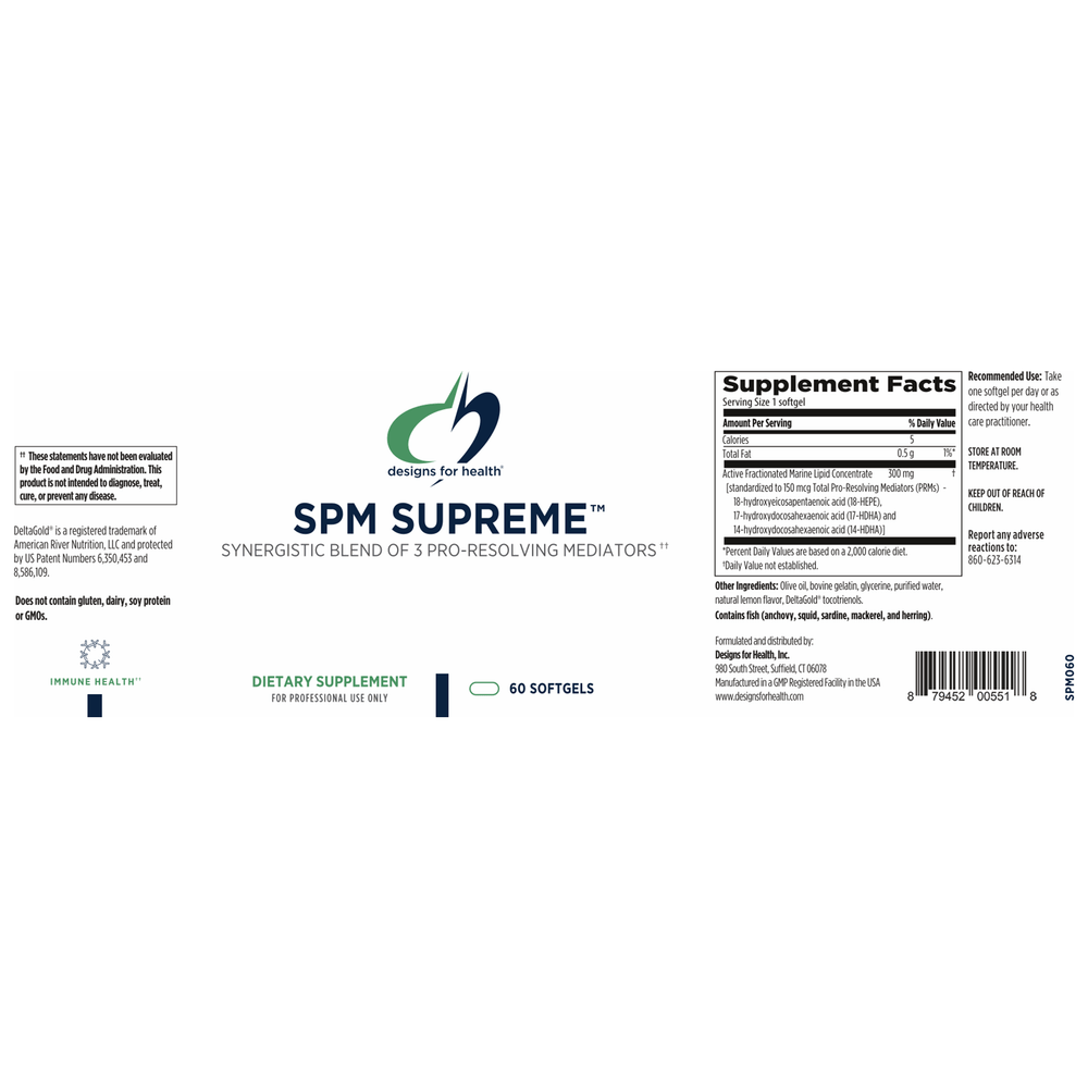 
                      
                        SPM Supreme™ Supplement Designs For Health   
                      
                    