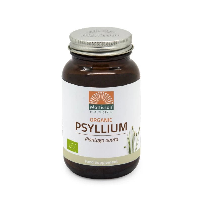 Biologische Psyllium 750mg - 90 capsules Supplement Mattisson   