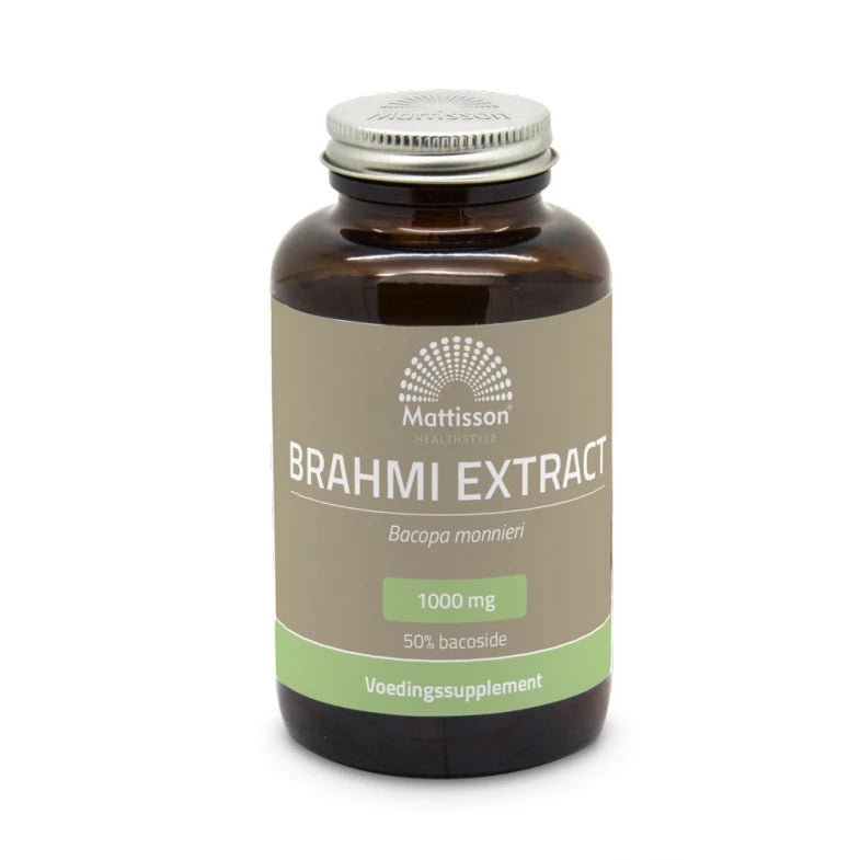 Brahmi Tabletten 50% Extract - 120 tabletten Supplement Mattisson   