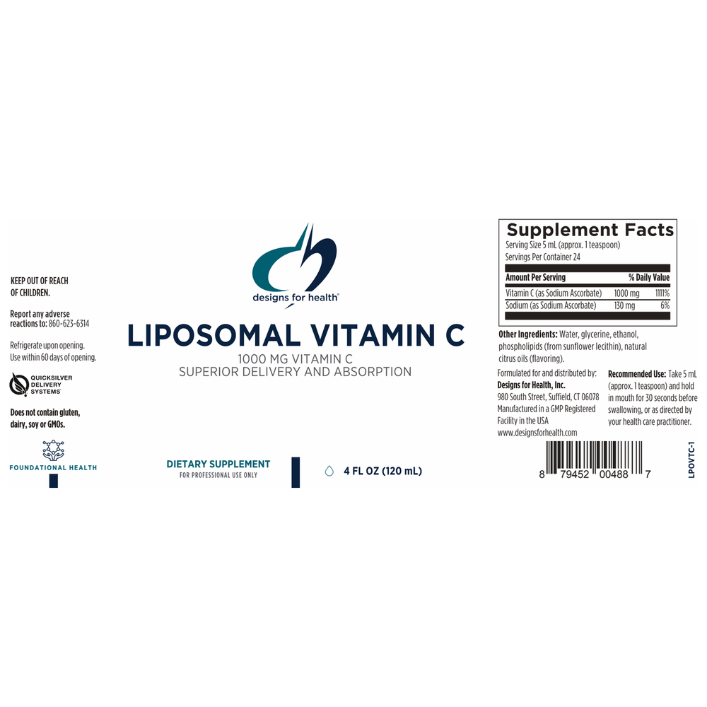 
                      
                        Liposomal Vitamin C Supplement Designs For Health   
                      
                    