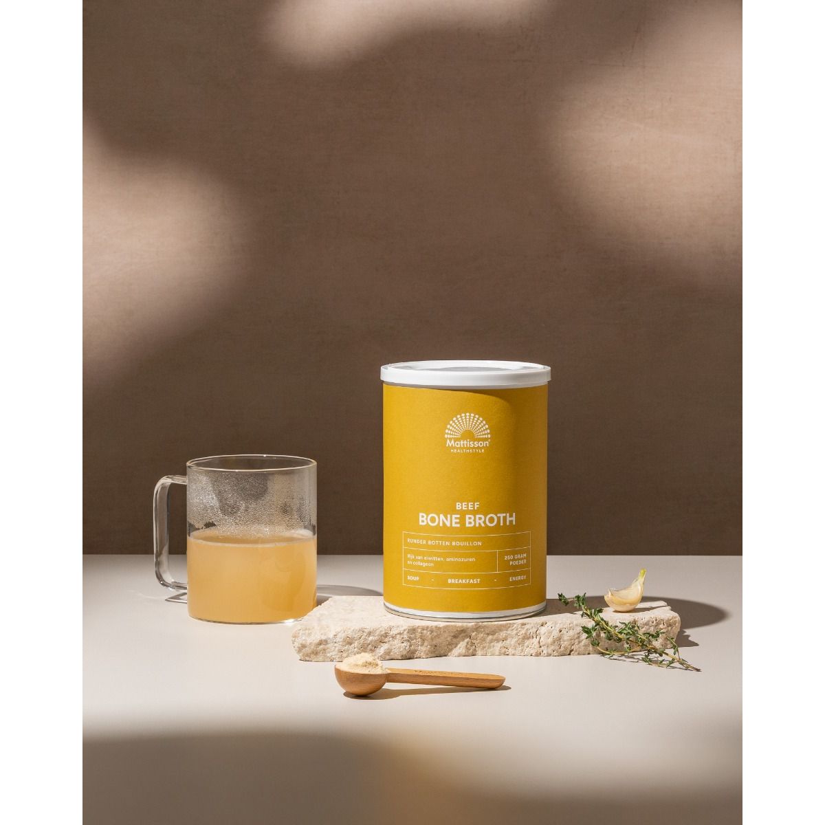 Runder Botten Bouillon - Beef Bone Broth - 250 g Supplement Mattisson