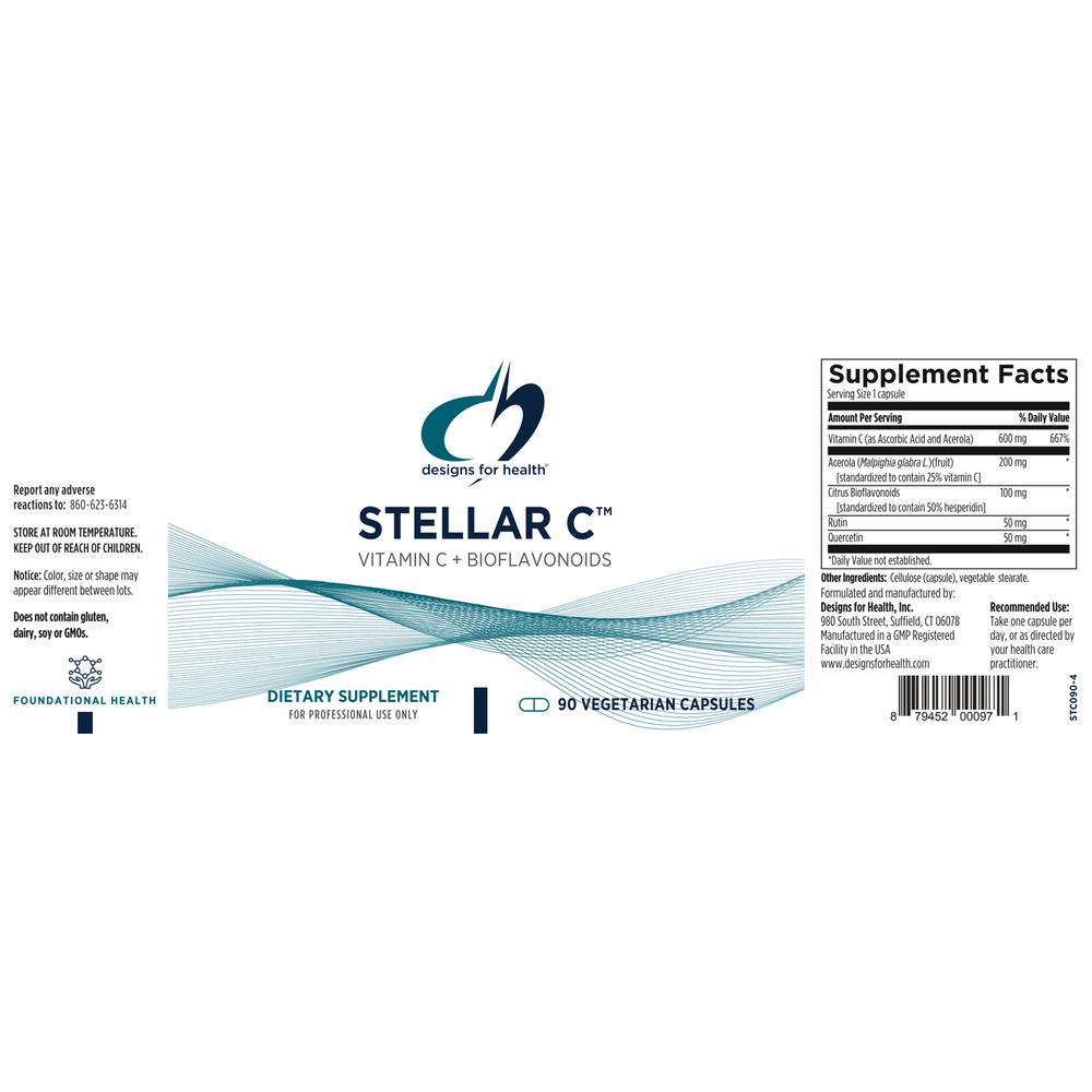 
                      
                        Stellar C™ Supplement Designs For Health   
                      
                    