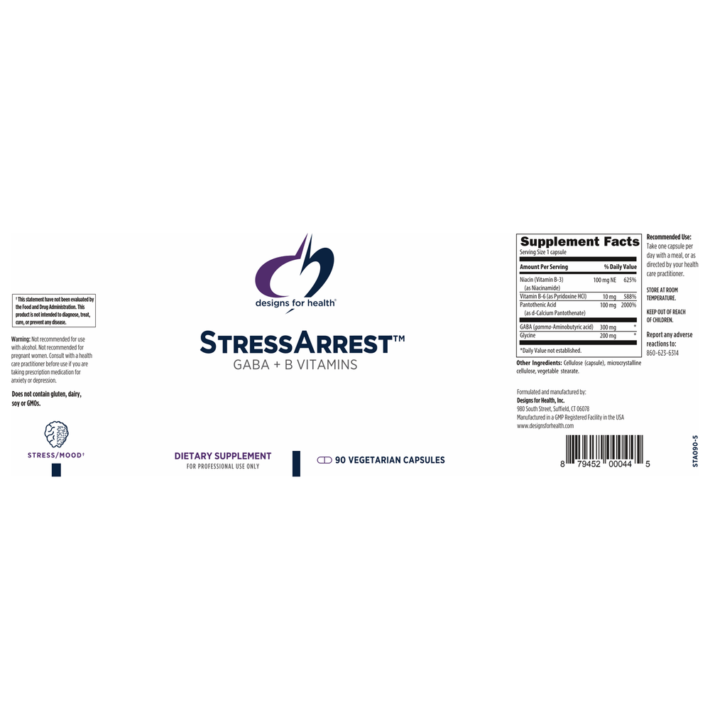 
                      
                        StressArrest™ Supplement Designs For Health   
                      
                    