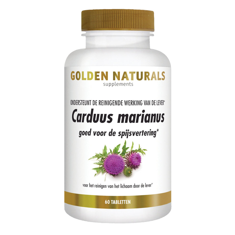 Carduus Marianus - 60 - veganistische tabletten Supplement Golden Naturals   