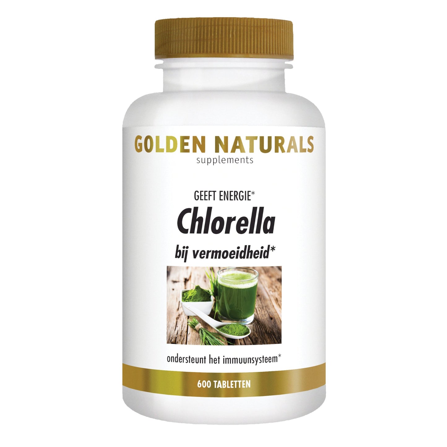 Chlorella - 600 - veganistische tabletten Supplement Golden Naturals   