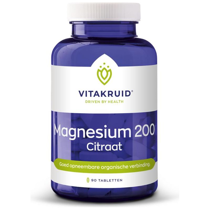 Vitakruid Magnesium 200 citraat Supplement Vitakruid   