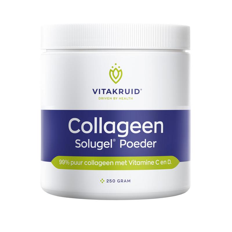 Collageen Solugel® poeder met C en D (250gr.) Supplement Vitakruid   