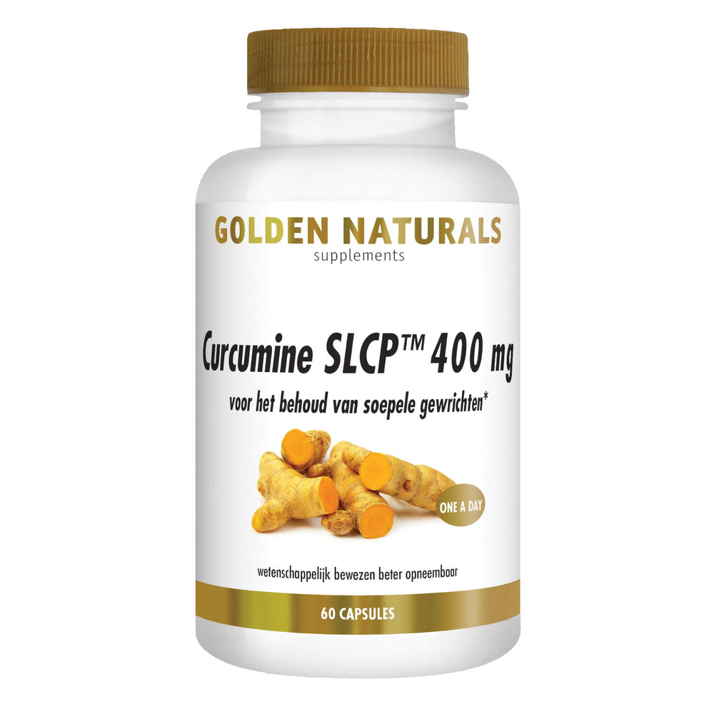 Curcumine SLCP 400 mg - 60 - veganistische capsules Supplement Golden Naturals   