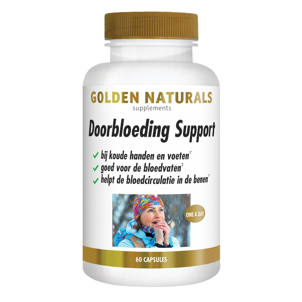 Doorbloeding Support - 60 - veganistische capsules Supplement Golden Naturals   