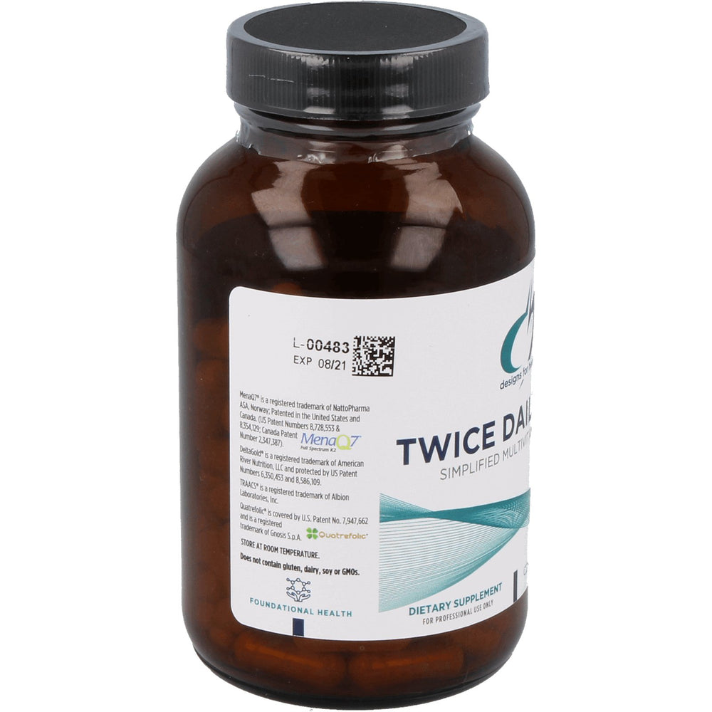 
                      
                        Twice Daily Multi™ Supplement Designs For Health   
                      
                    