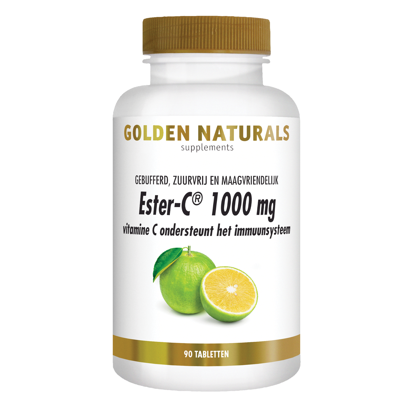 Ester-C® 1000 mg - 90 - veganistische tabletten Supplement Golden Naturals Default Title