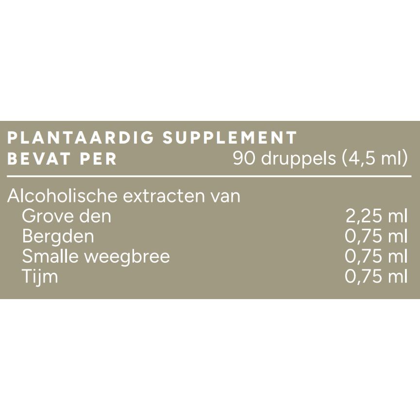 Biologisch Dennenaalden complex tinctuur - 100 ml Supplement Mattisson